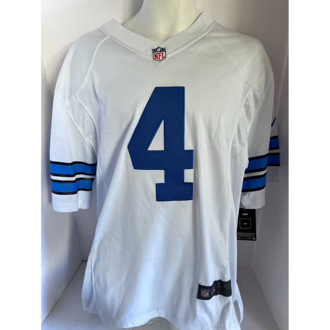 Dak Prescott Dallas Cowboys game model jersey Nike size large jersey  signed with proof