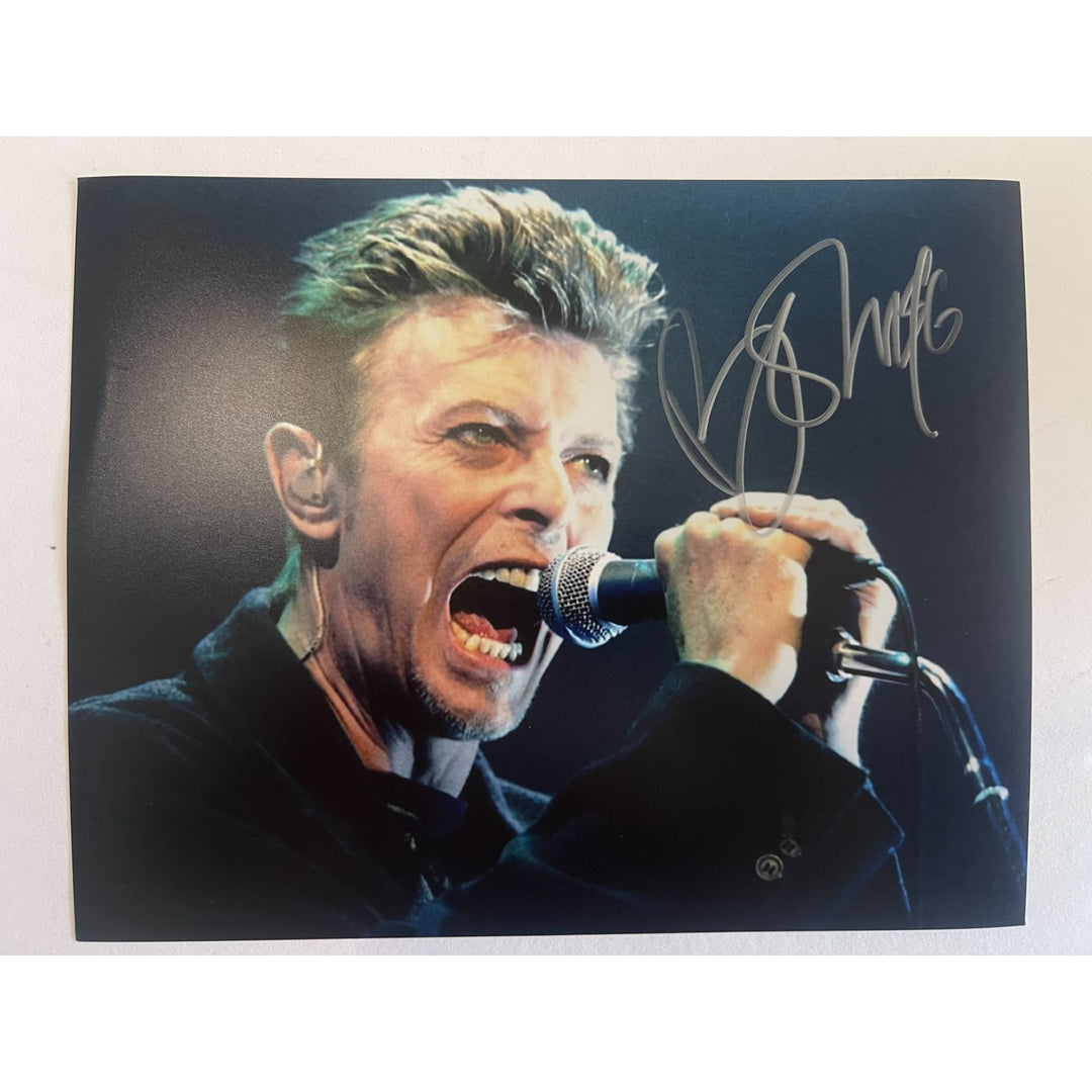 David Bowie 8x10 photograph signed with proof