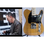 Load image into Gallery viewer, Bruce Springsteen &quot;The Boss&quot; signed and inscribed &quot;Born in the USA&quot; with Sketch butterscotch Telecaster electric guitar signed with proof
