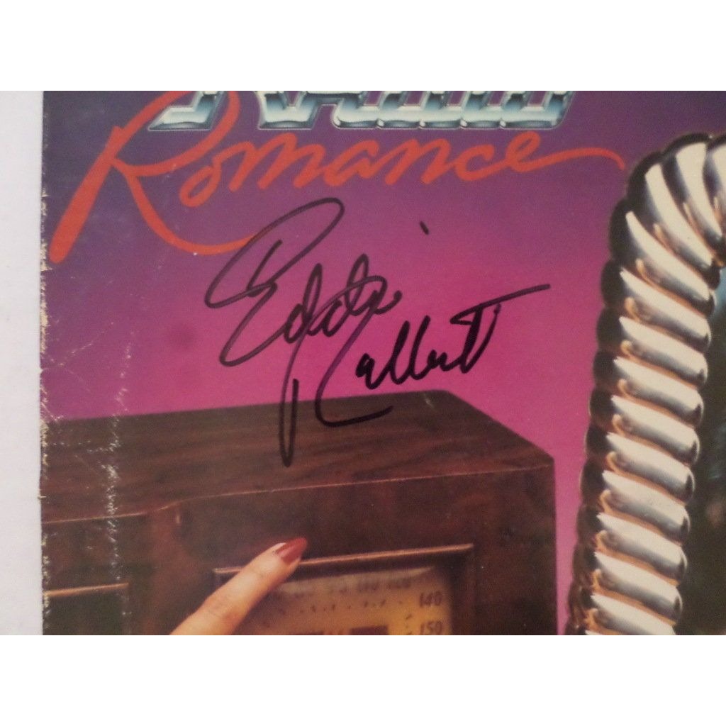 Eddie Rabbitt radio romance signed LP