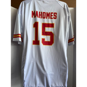 PATRICK MAHOMES AUTOGRAPHED HAND SIGNED AND CUSTOM FRAMED CHIEFS JERSEY