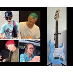 Load image into Gallery viewer, RHCP electric guitar Anthony Kiedis Chad Smith flea John Frusciante signed with proof
