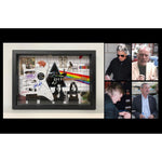 Load image into Gallery viewer, Pink Floyd David Gilmour Roger Waters Richard Wright Nick Mason framed electric guitar pickguard signed with proof
