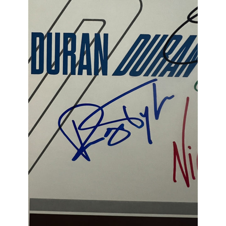 Duran Duran Simon Le Bon John Taylor Nick Rhodes Andy and Roger Taylor original LP signed with proof