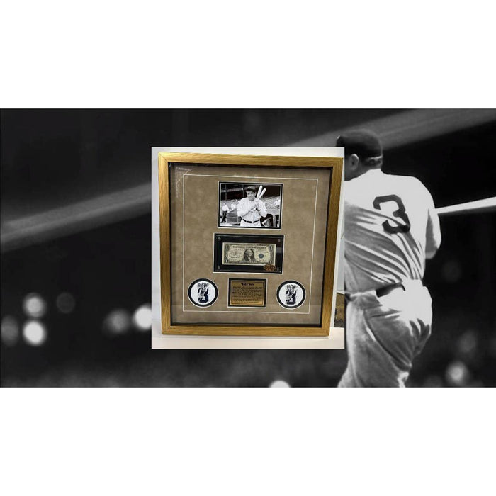 Babe Ruth 1939 silver certificate signed with 20x19 Museum quality frame