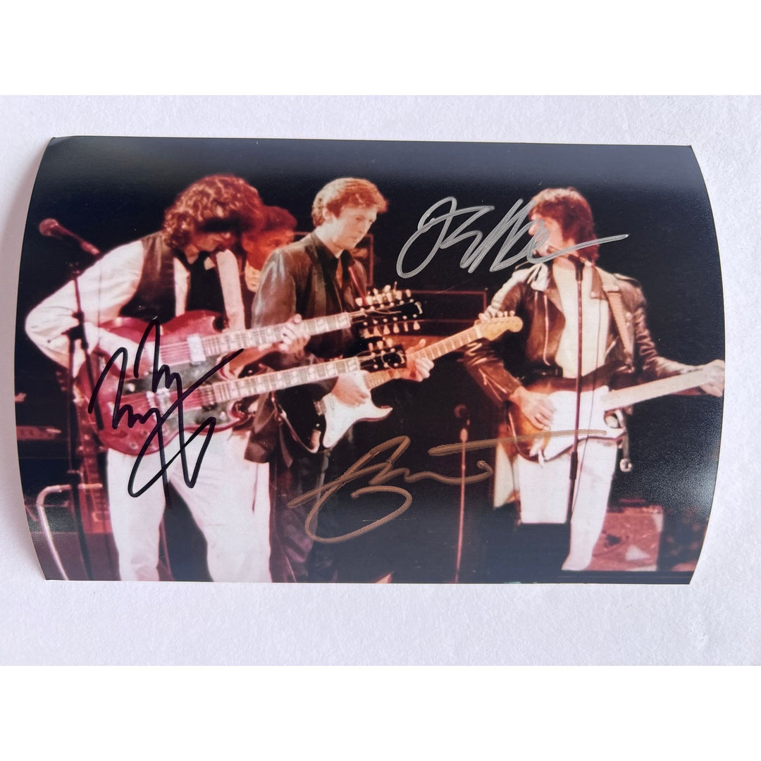 the Yardbirds Jimmy Page Eric Clapton Jeff Beck 5x7 photograph signed with proof