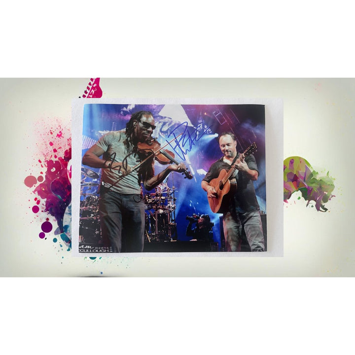 Dave Matthews and Boyd Tinsley 8x10 photo signed with proof