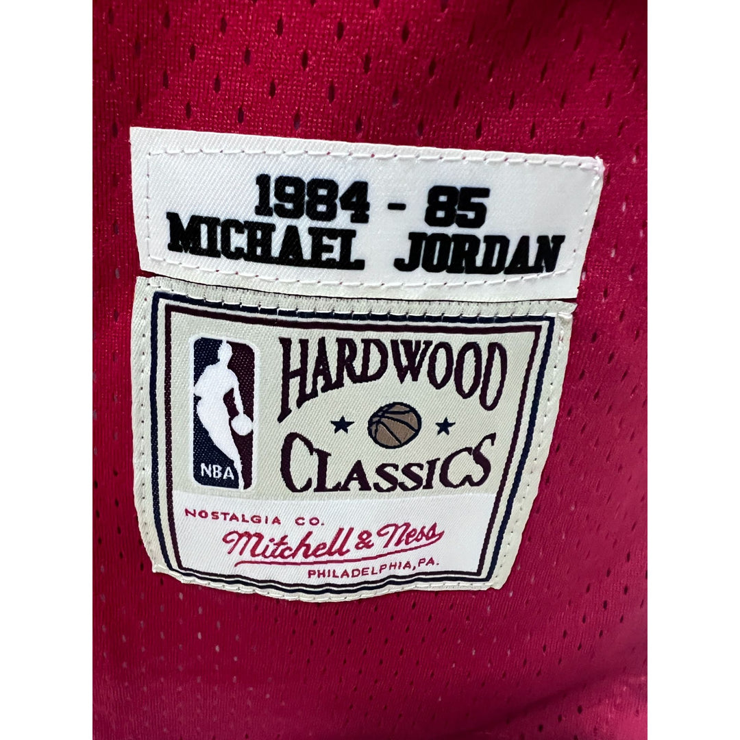 Michael Jordan 1984-1985 Chicago Bulls game model jersey signed with proof