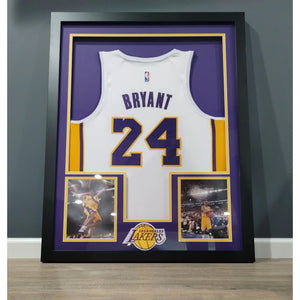 Kobe Bryant signed and inscribed "Black Mamba" Los Ageles Lakers (SIZE LARGE) jersey with proof
