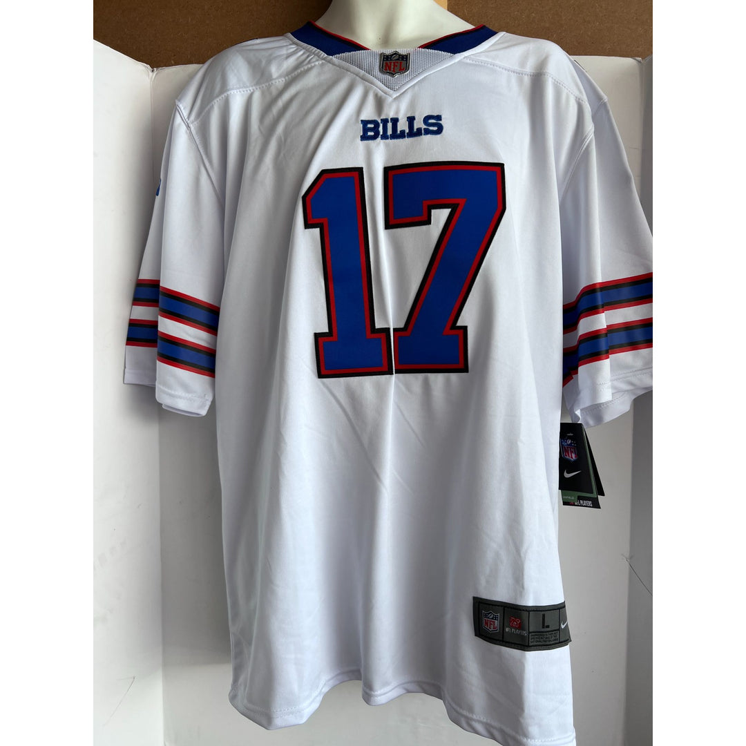 Josh Allen Buffalo Bills game model Nike large jersey signed with proof