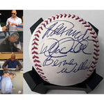 Load image into Gallery viewer, New York Yankees Derek Jeter Jorge Posada Bernie Williams Joe Torre official Rawlings MLB baseball signed with proof
