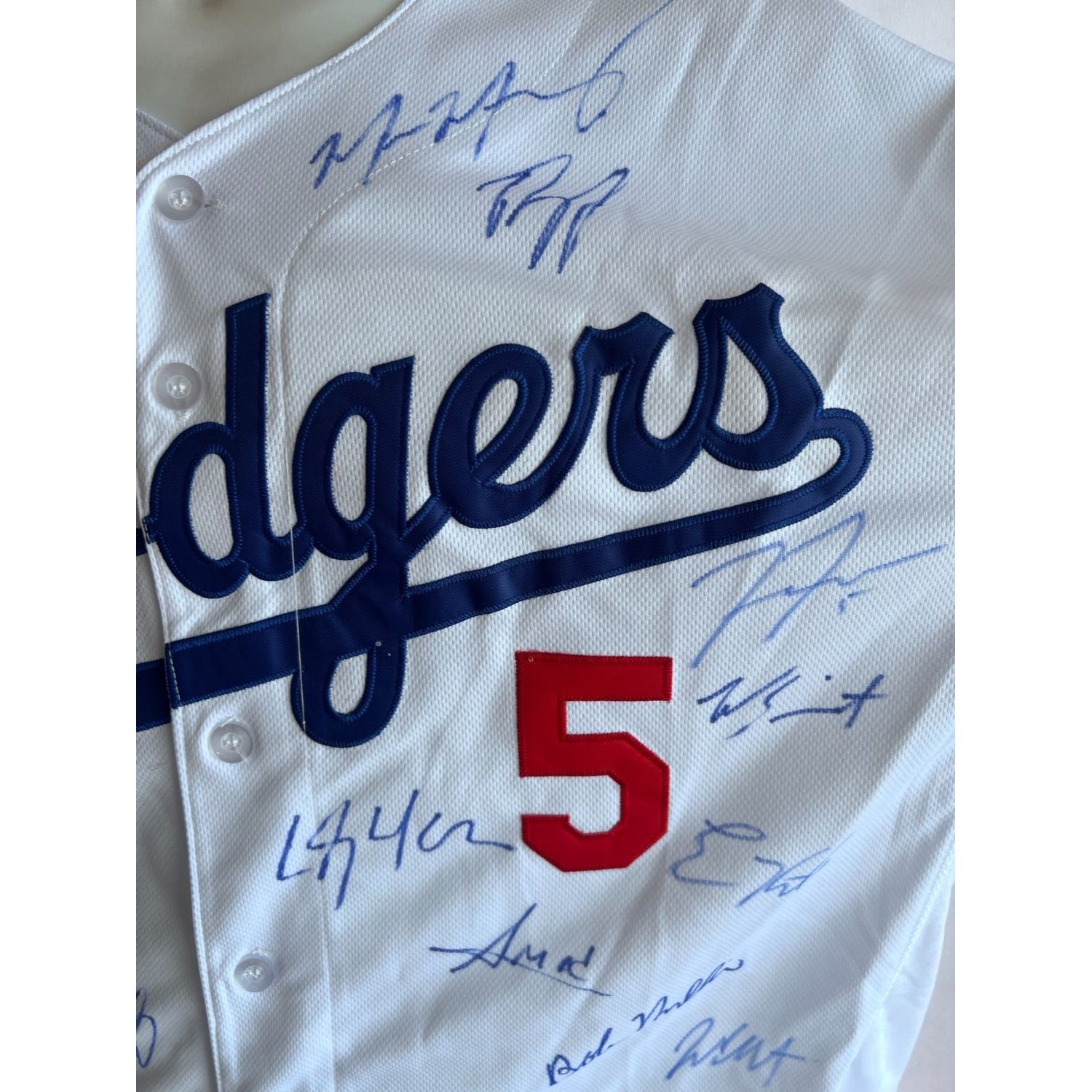 Los Angeles Dodgers Freddie Freeman 2024 team signed official jersey signed with proof