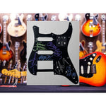 Load image into Gallery viewer, Black Sabbath Ronnie James Dio Ozzy Osbourne Tony iomi Geezer Butler Bill Ward    Stratocaster electric pickguard signed with proof
