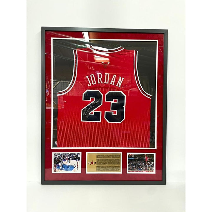 Michael Jordan 1984 Chicago Bulls size 2x game model Jersey signed with proof