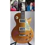 Load image into Gallery viewer, Jimmy Page John Paul Jones Robert Plant Led Zeppelin Les Paul full size electric guitar signed with proof
