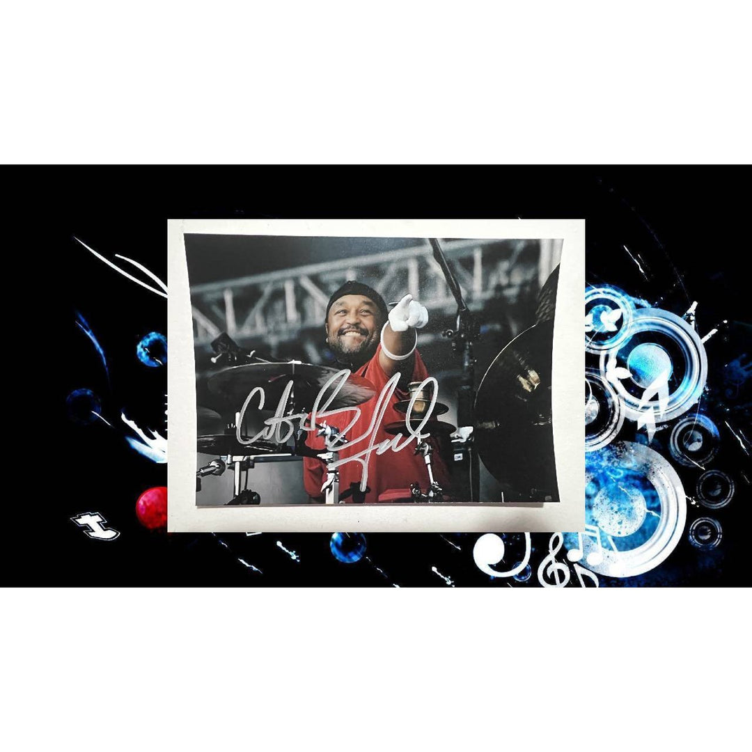 Carter Beauford legendary Dave Matthews Band drummer 5x7 photo signed with proof