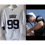 Load image into Gallery viewer, New York Yankees Aaron Judge nike  jersey signed with proof
