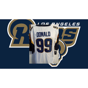 Aaron Donald Los Angeles Rams jersey signed with proof