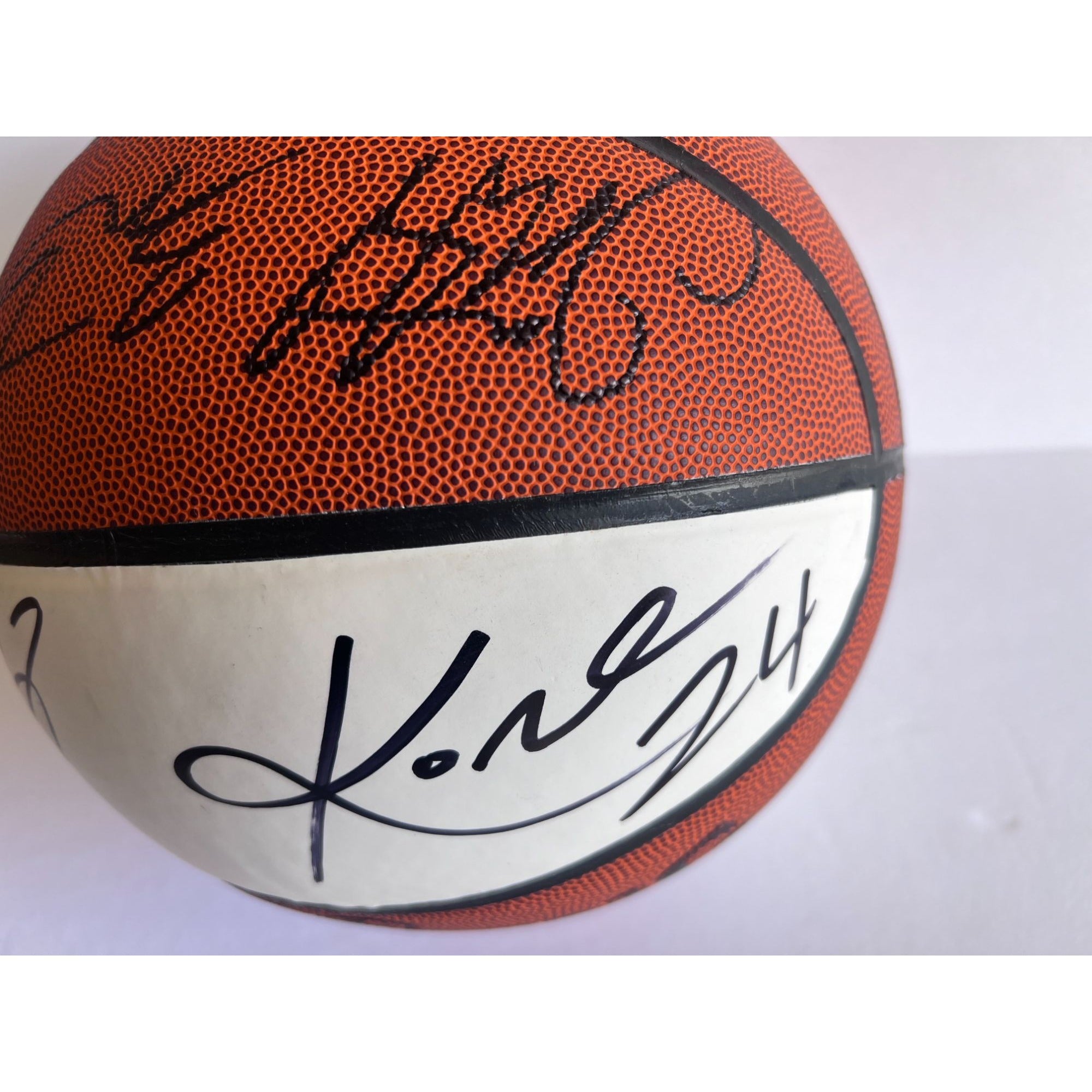 2008 USA basketball team signed Kobe Bryant LeBron James Dwyane Wade Chris Paul basketball sign with proof