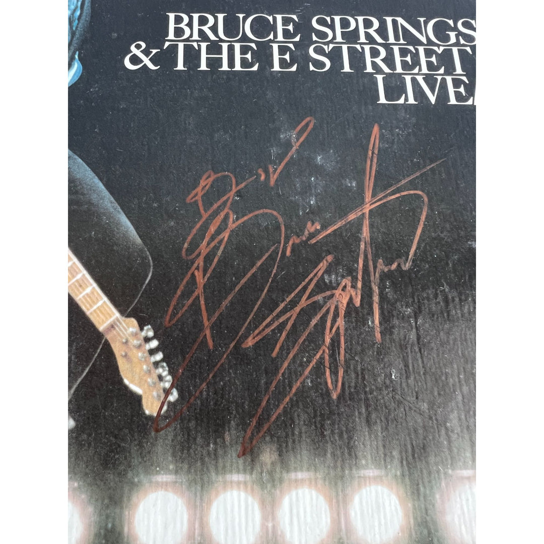 Bruce Springsteen and the E Street band live 1975/85 five LPs collection signed with proof