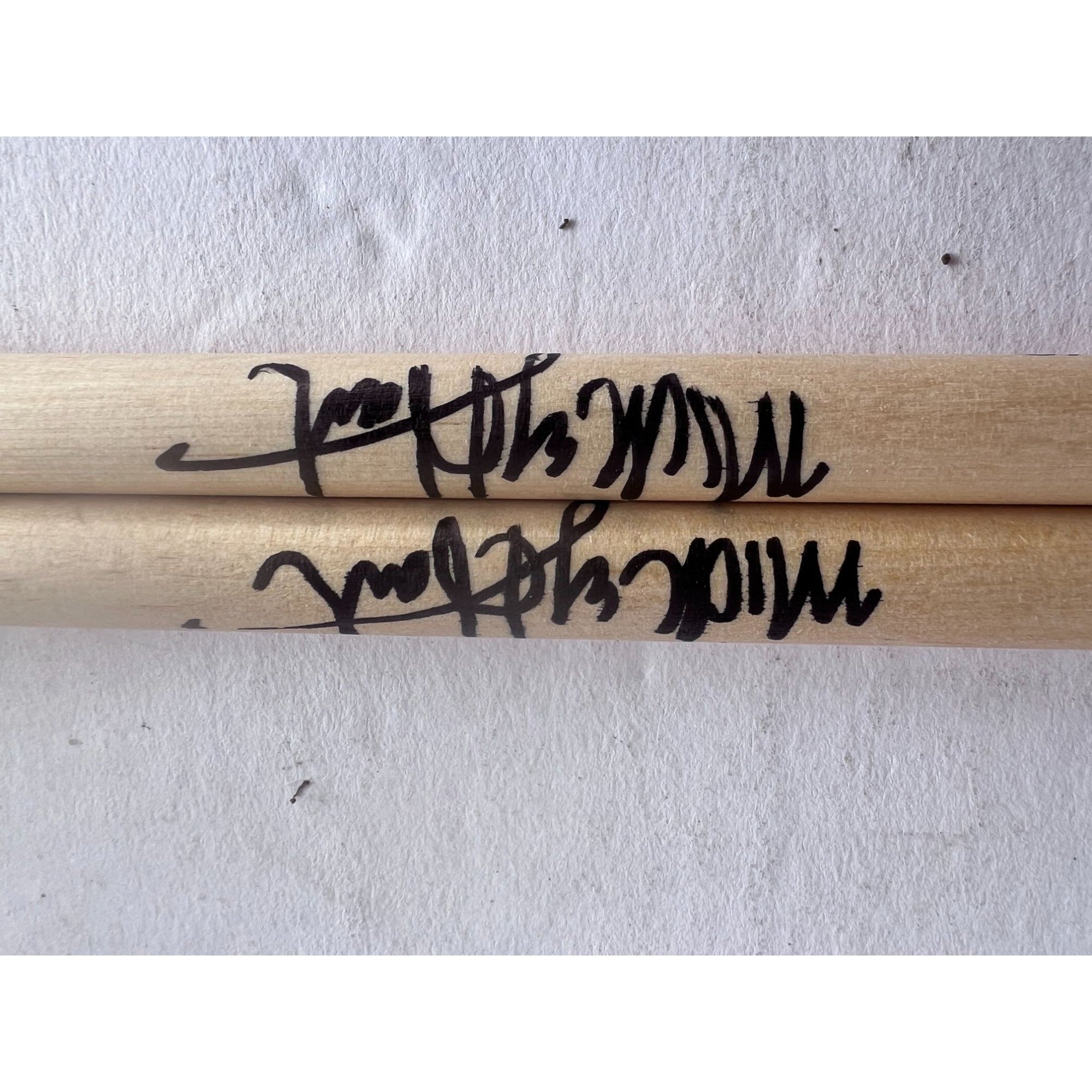 Mickey Hart drummer of the Grateful Dead drumsticks signed