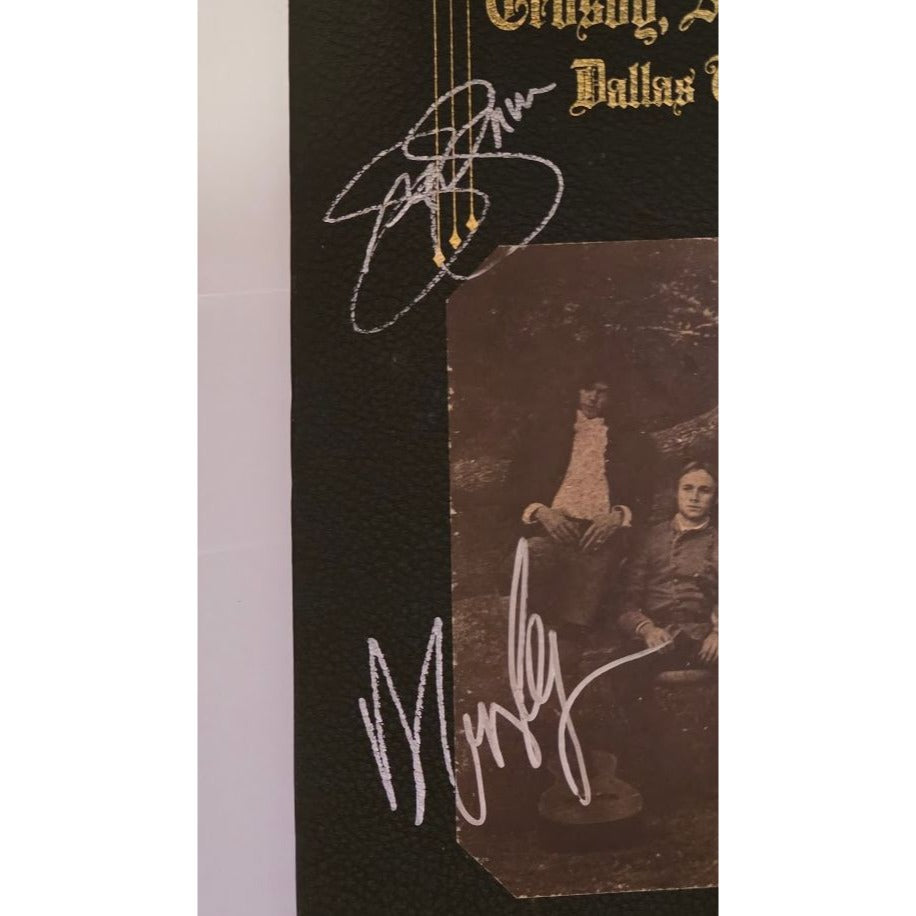 CSNY "Deja Vu" LP signed with proof.