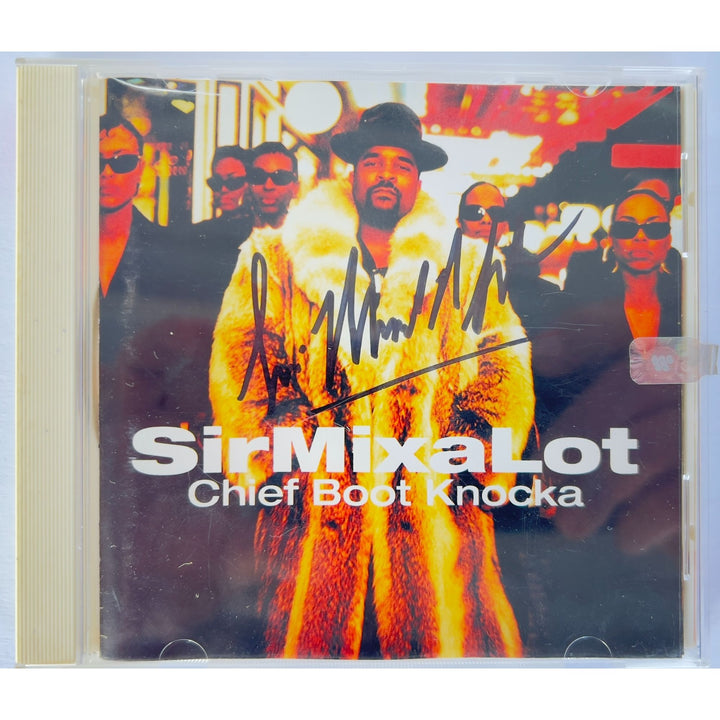 Anthony L. Ray "Sir Mix -a-Lot" "Chief Boot Knocka" CD jacket & and CD both signed with proof