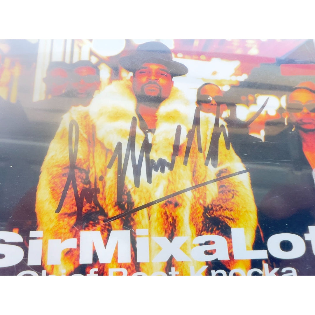 Anthony L. Ray "Sir Mix -a-Lot" "Chief Boot Knocka" CD jacket & and CD both signed with proof