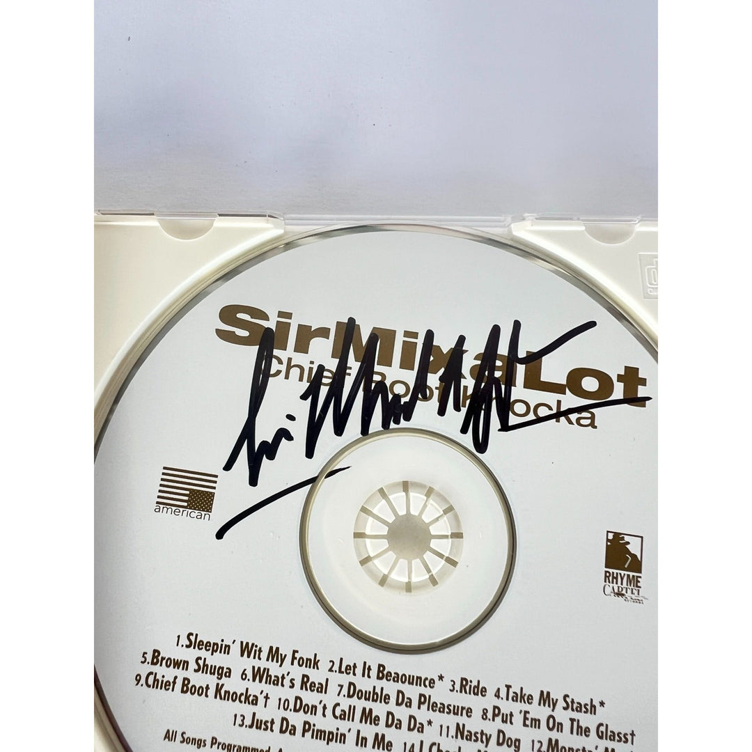 Anthony L. Ray "Sir Mix -a-Lot" "Chief Boot Knocka" CD jacket & and CD both signed with proof