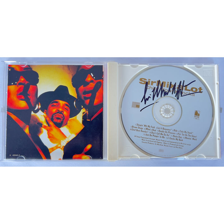 Anthony L. Ray "Sir Mix -a-Lot" "Chief Boot Knocka" CD jacket & and CD both signed with proof