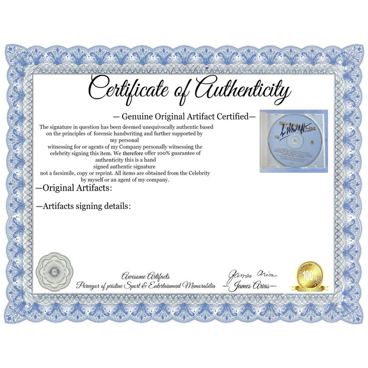 Anthony L. Ray "Sir Mix -a-Lot" "Chief Boot Knocka" CD jacket & and CD both signed with proof