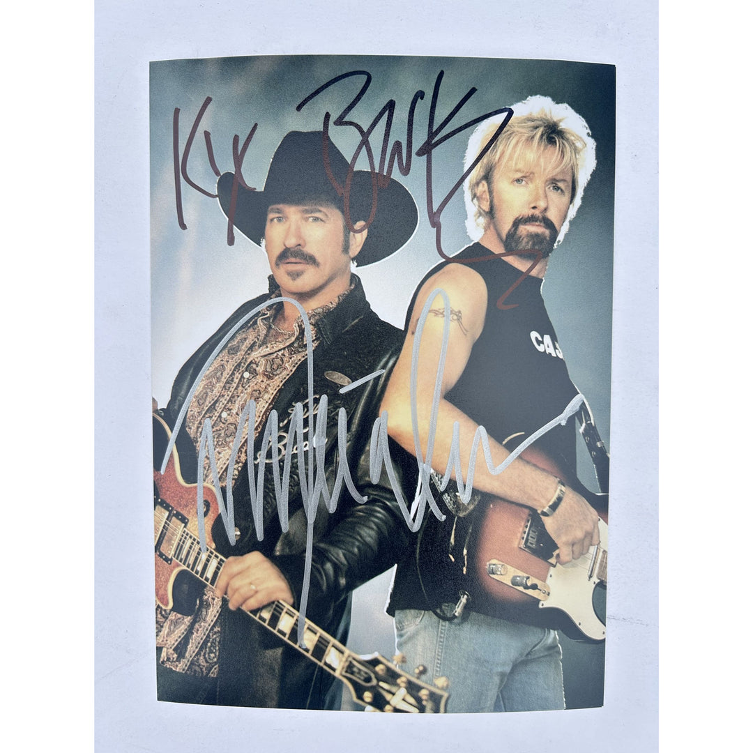 Ronnie Dunn and Kix Brooks Country Music Legend 5x7 Photo signed with proof.