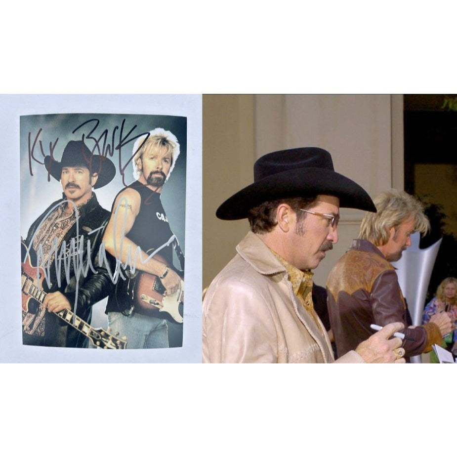 Ronnie Dunn and Kix Brooks Country Music Legend 5x7 Photo signed with proof.