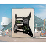 Load image into Gallery viewer, Ozzy Osbourne Ronnie James Dio Tony iomi Geezer Butler Bill Ward Black Sabbath electric guitar pickguard signed with proof

