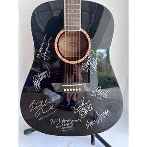 The Allman Brothers  One of A kind 39' inch full size acoustic guitar signed with proof