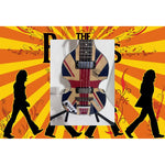 Load image into Gallery viewer, Paul McCartney and Ringo Starr Hofner bass guitar signed with proof
