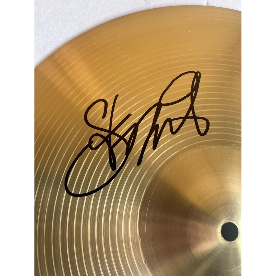 The Police Sting,  Andy Summers, Stewart Copeland 16inch cymbal signed with proof