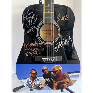 Sublime Bradley Nowell, Eric Wilson, Bud Gaugh and Rome" One of A kind 39' inch full size acoustic guitar signed