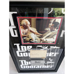 Load image into Gallery viewer, Lee Strasberg &quot;Hyman Roth Godfather Part II&quot; autograph book page signed and framed (17x28)
