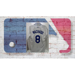 Load image into Gallery viewer, Manny Machado Los Angeles Dodgers Size 52 game model embroidered jersey signed with proof
