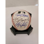 Load image into Gallery viewer, Seattle Mariners Randy Johnson Ken Griffey Jr Edgar Martinez official Rawlings MLB baseball signed with proof free acrylic display case
