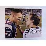 Load image into Gallery viewer, Drew Brees New Orleans Saints Tom Brady New England Patriots 8x10 photo signed with proof
