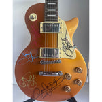 Load image into Gallery viewer, Ronnie James Dio, Ozzy Osbourne, Tony Iommi, Black Sabbath Les Paul style guitar signed with proof
