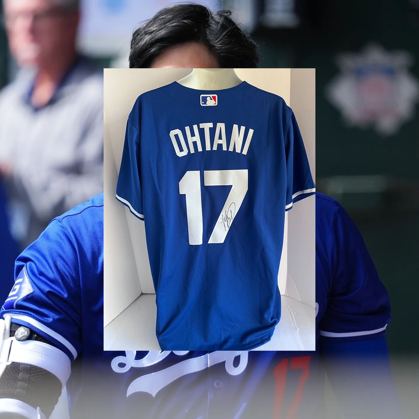 Shohei Ohtani Los Angeles Dodgers Nike size xl game model jersey signed with proof