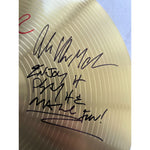 Load image into Gallery viewer, Eddie Van Halen David Lee Roth Sammy Hagar Alex Van Halen Michael Anthony Cymbal 18&quot; signed with proof
