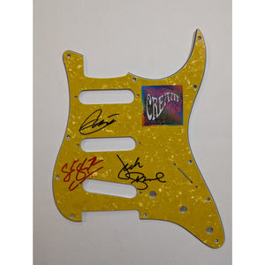 Cream Eric Clapton Ginger Baker Jack Bruce Stratocaster electric pickguard signed with proof