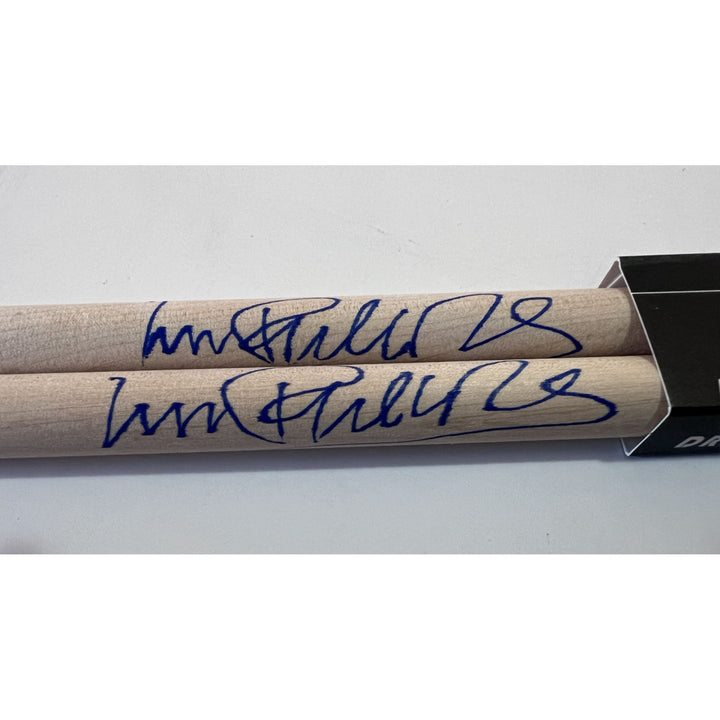 Phil Collins Genesis Drumsticks signed with proof