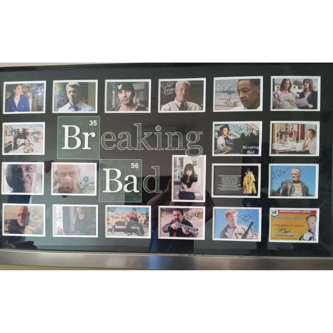 Breaking Bad, Bryan Cranston, Aaron Paul cast signed with proof