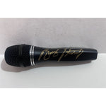 Load image into Gallery viewer, George Strait and songwriter Bob DiPiero microphone signed with proof
