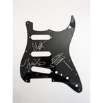 Load image into Gallery viewer, Muse Matt Bellamy Chris Wolstenholme and Dominic Howard stratocaster pickguard signed with proof
